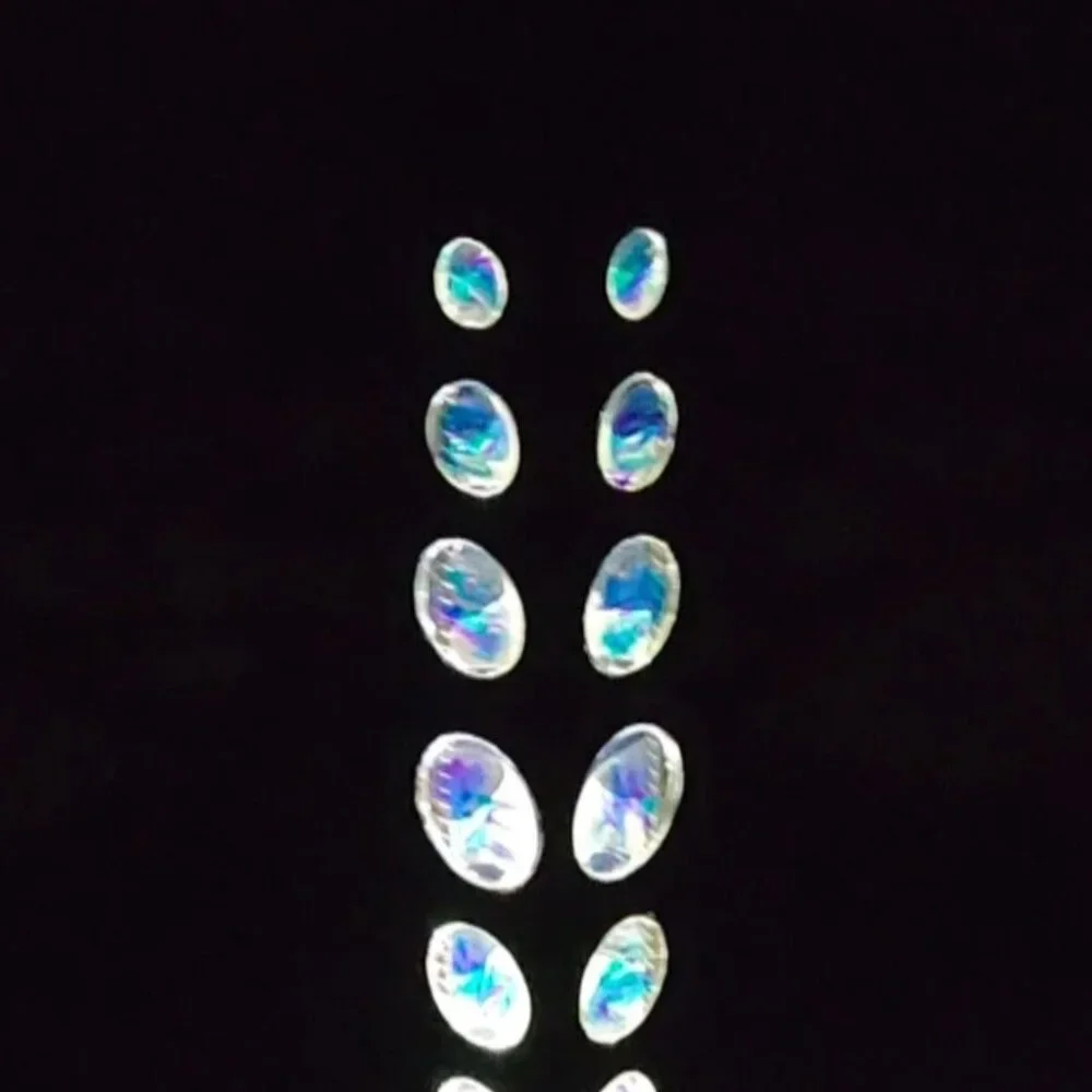 Garden Peace Pole Hand Painted w/ Solar Light Cap & Wire Stand Lighted 4 Sided